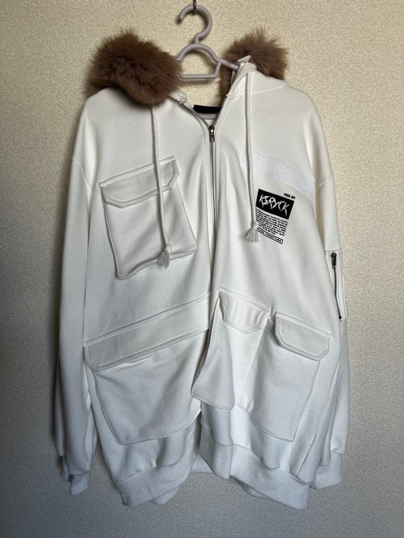 「DANNYOM」 KRY パーカー ホワイト