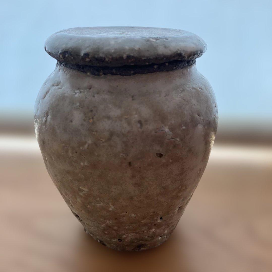 小野象平　壺 高さ約10cm