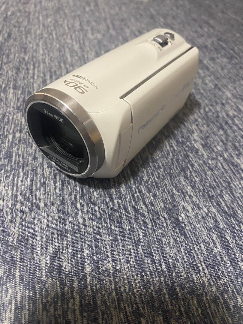 【値下げ】Panasonic HC-V480M5 ホワイト ビデオカメラ