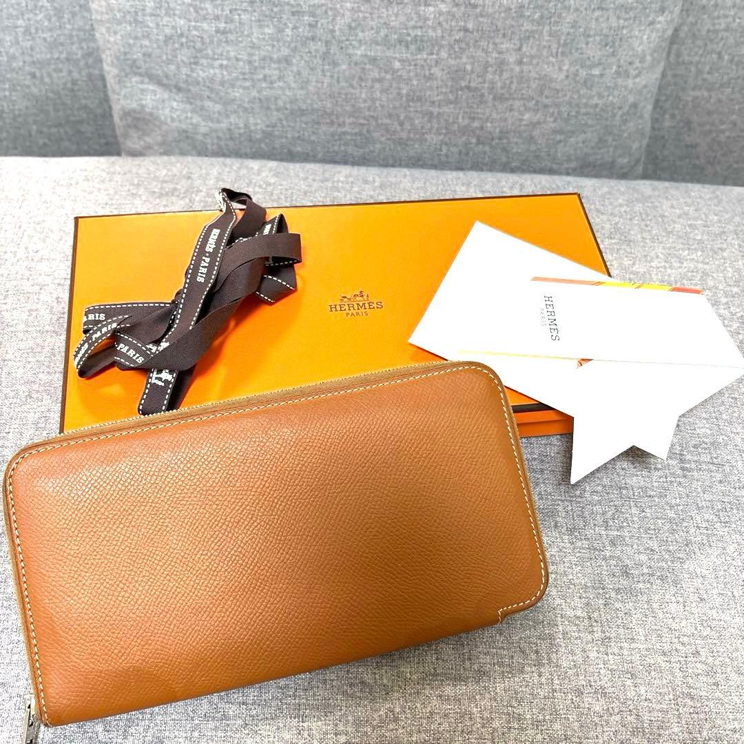 HERMES エルメス　アザップシルクイン長財布