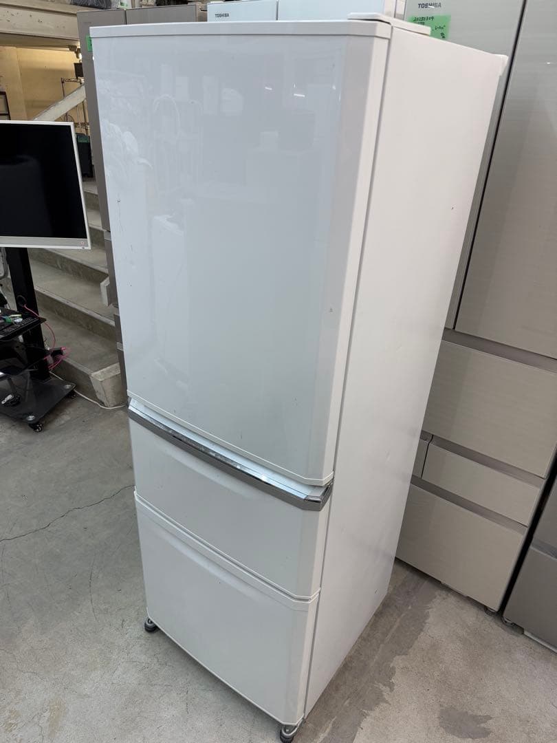 2017年式 335L 三菱 冷蔵庫 MR-C34A-W