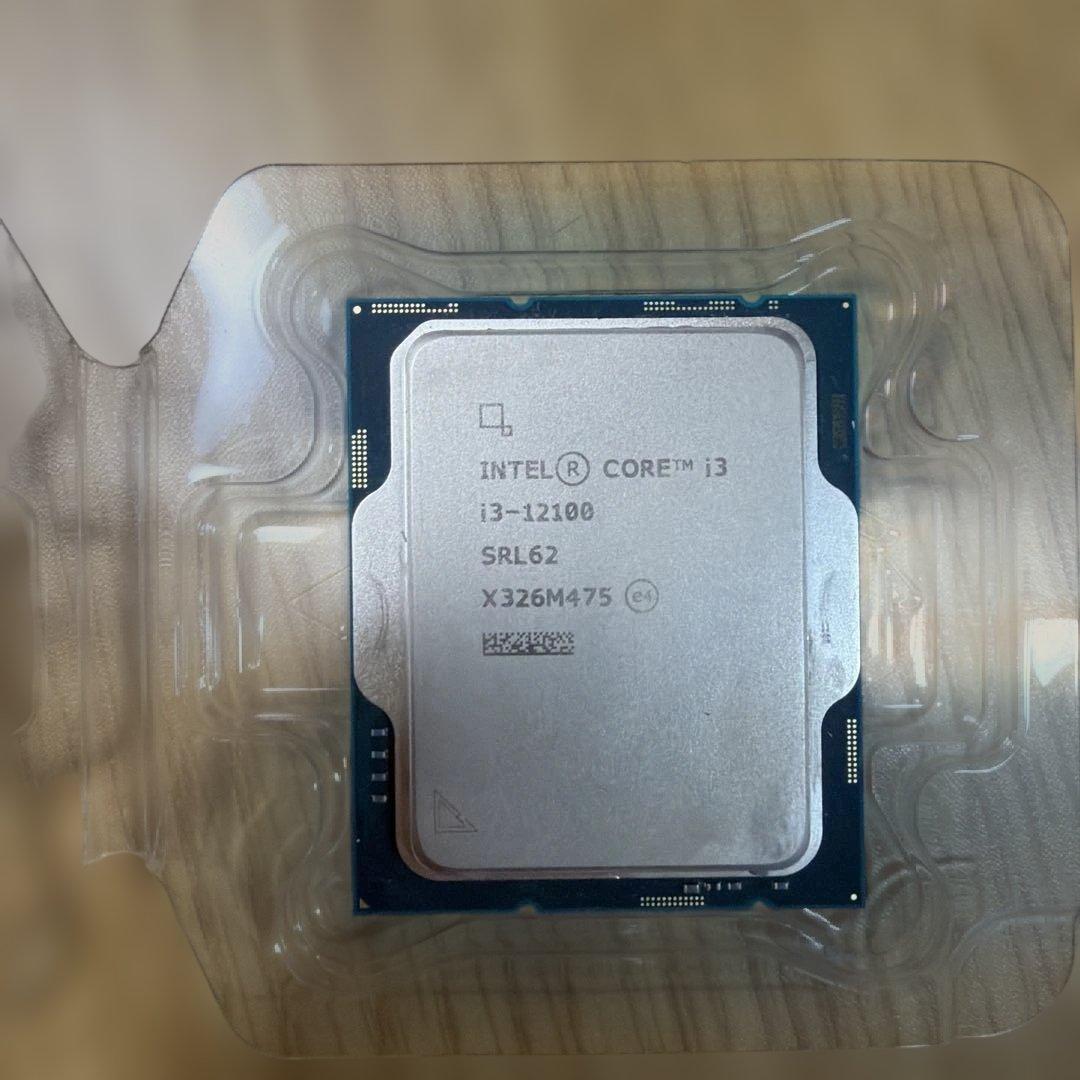intel i3 12100動作確認済み