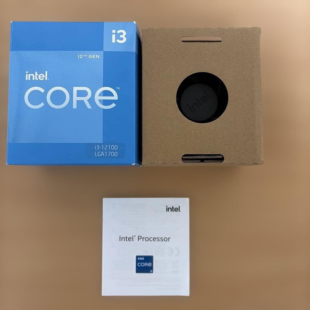 intel i3 12100動作確認済み