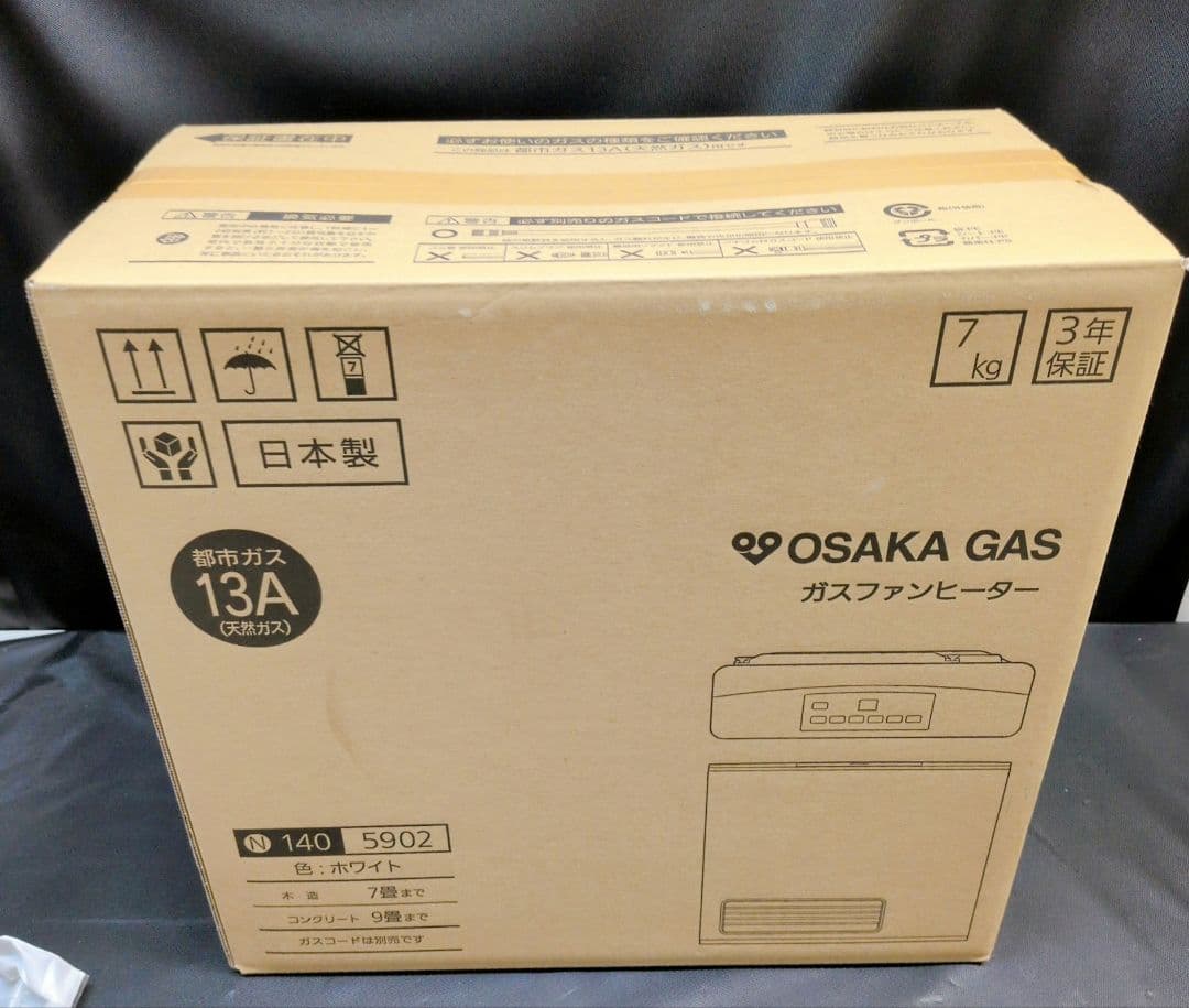 大阪ガス ガスファンヒーター 都市ガス用 N140-5902 　M2864
