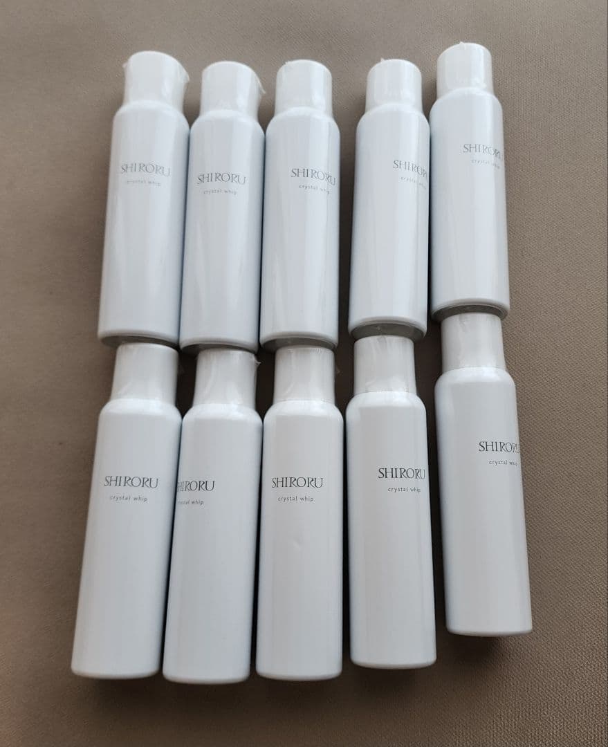 【新品未使用】10本セットSHIRORU クリスタルホイップ 洗顔料