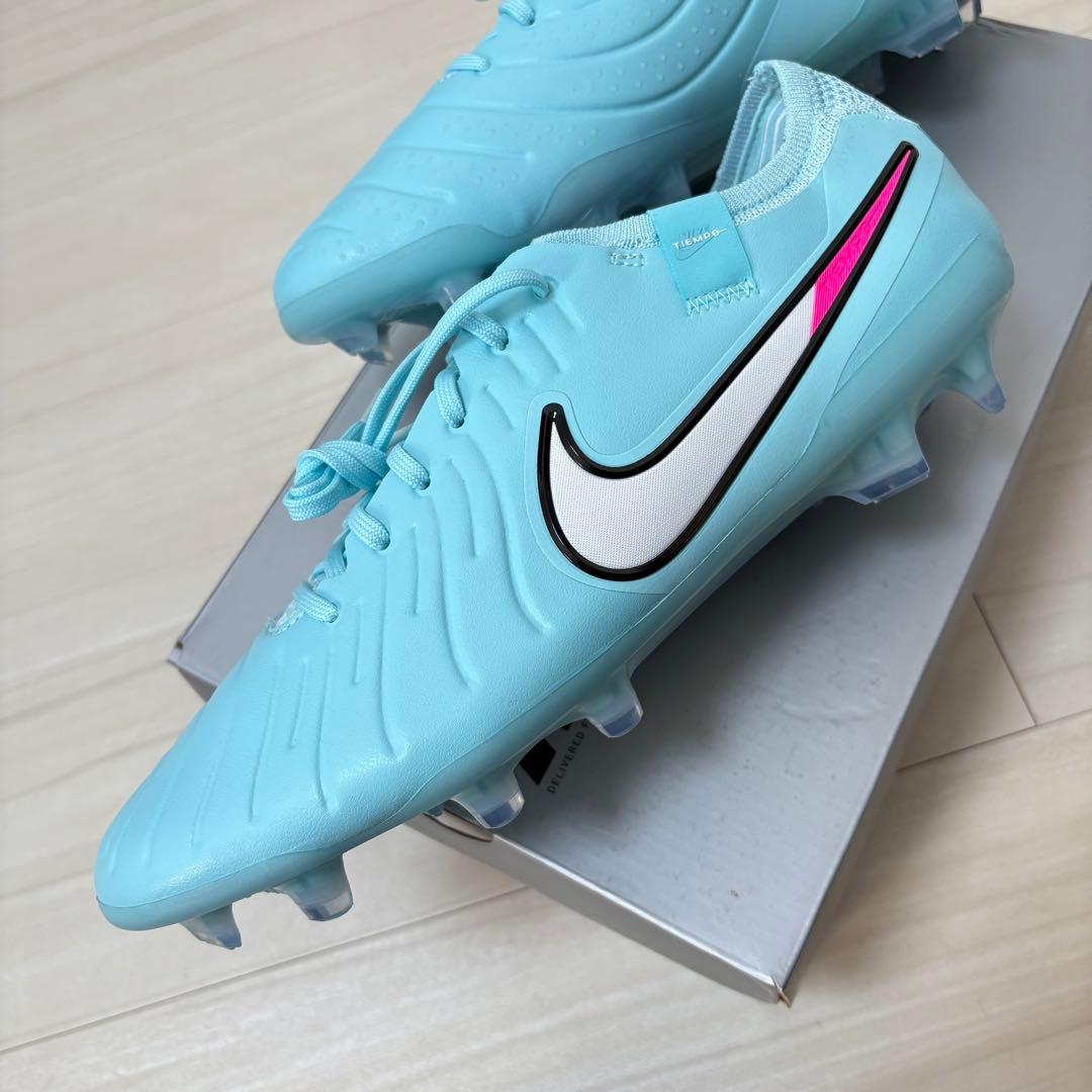 NIKE ナイキ ティエンポレジェンド10 エリート FG 28.0cm 水色