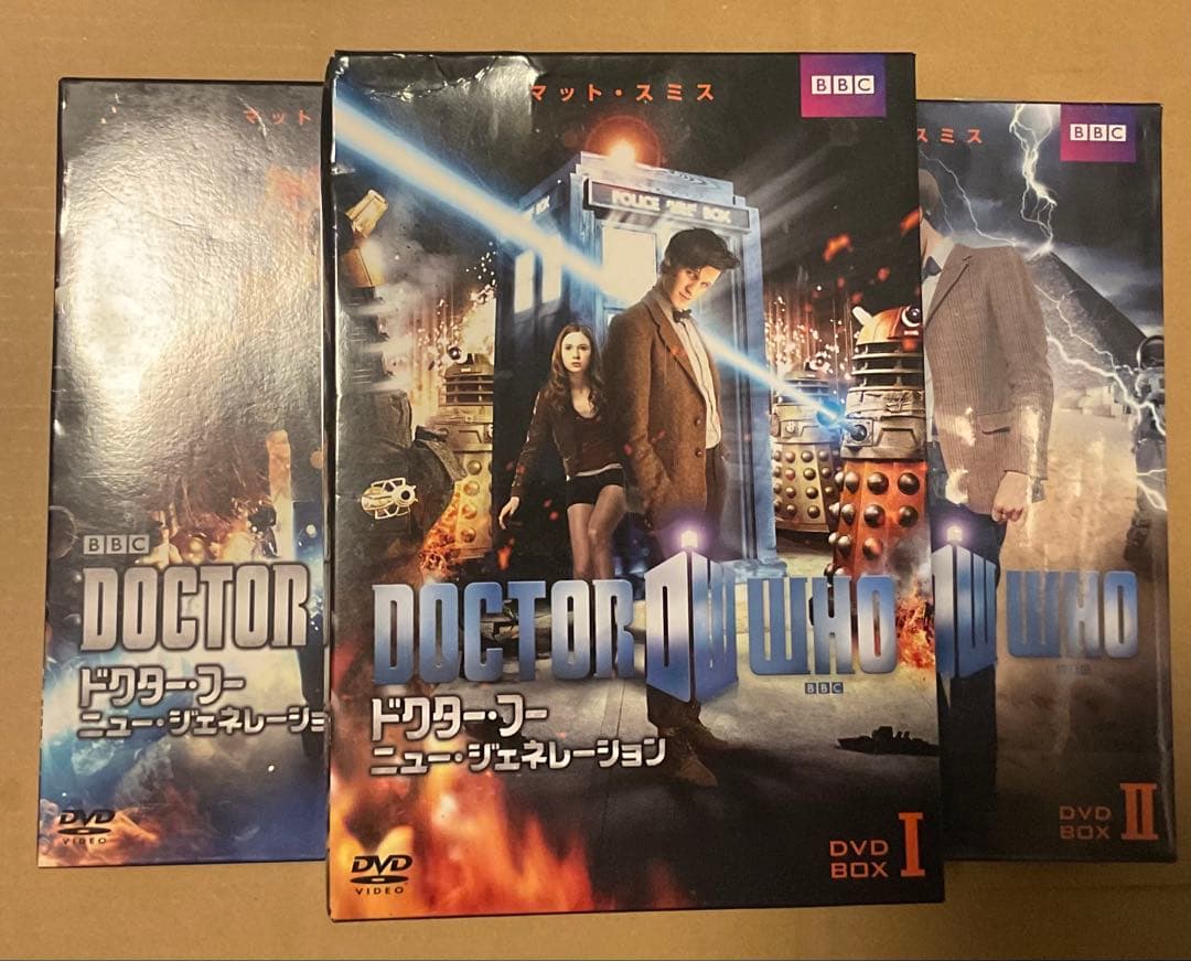 「ドクター・フー ニュージェネレーション」DVD-BOXⅠ・Ⅱ・Ⅲセル・見本品）