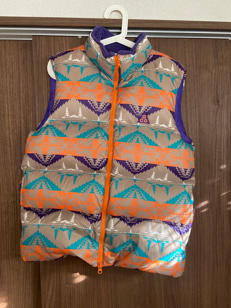 Nike ACG×ペンドルトン　ダウンベスト Lサイズ