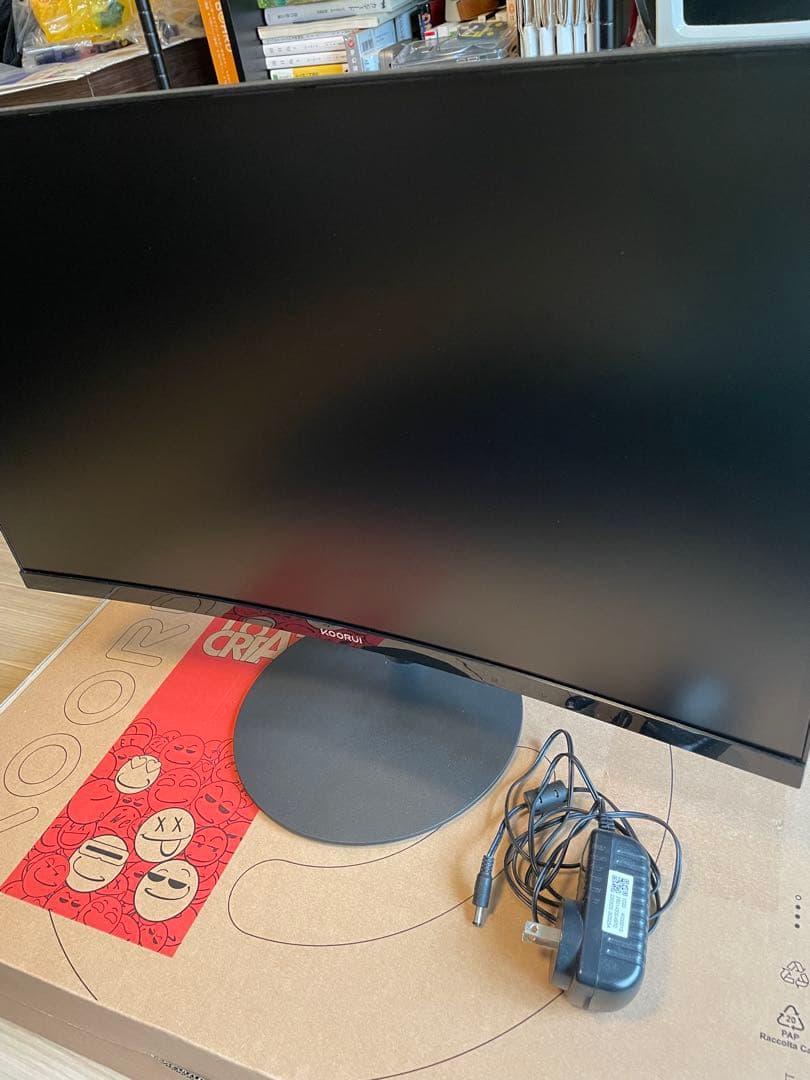 KOORUI モニター 24 インチ 湾曲モニター