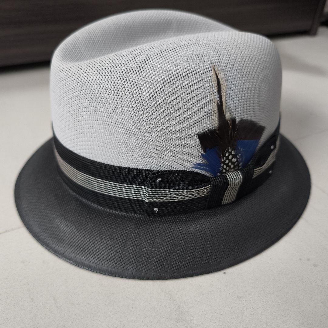 GARCIA HAT【60】ローライダー チカーノ 灰黒ガルシアハット