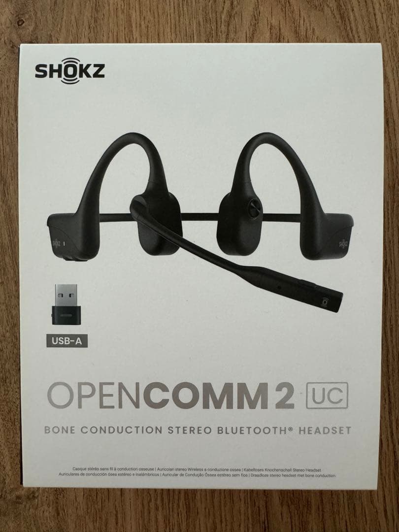 SHOKZ OPENCOMM2 骨伝導ヘッドセット