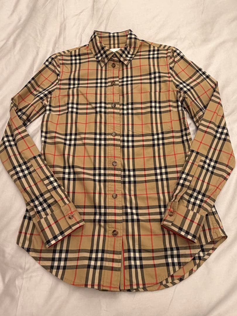BURBERRY チェック柄 長袖シャツ