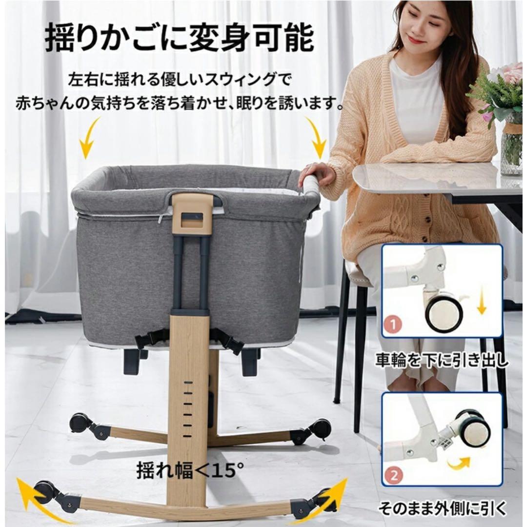 新品半額未使用未開封！ベビーベッド 折りたたみ添い寝ベッドプレイヤード 帰省