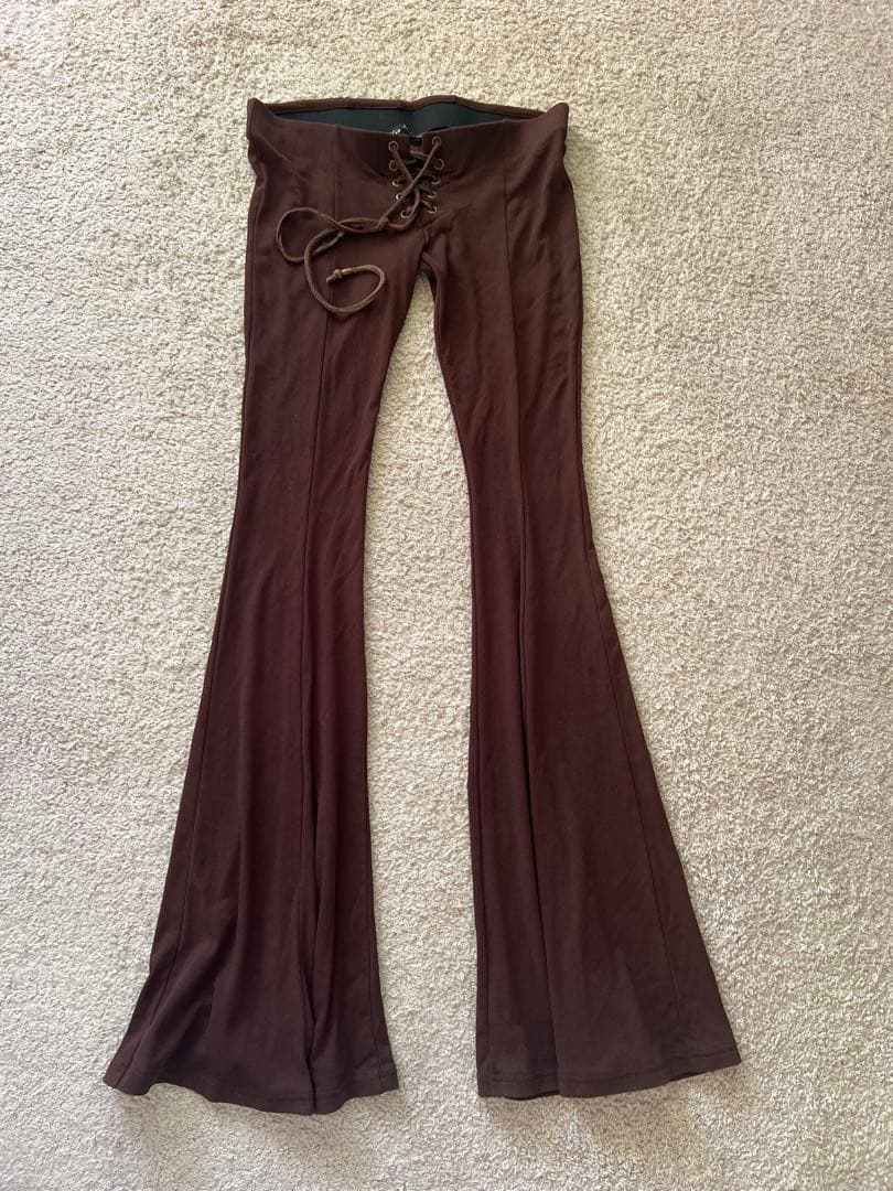 LEGRANDBLEU ブラウンフレアパンツLGBifsixwasnine