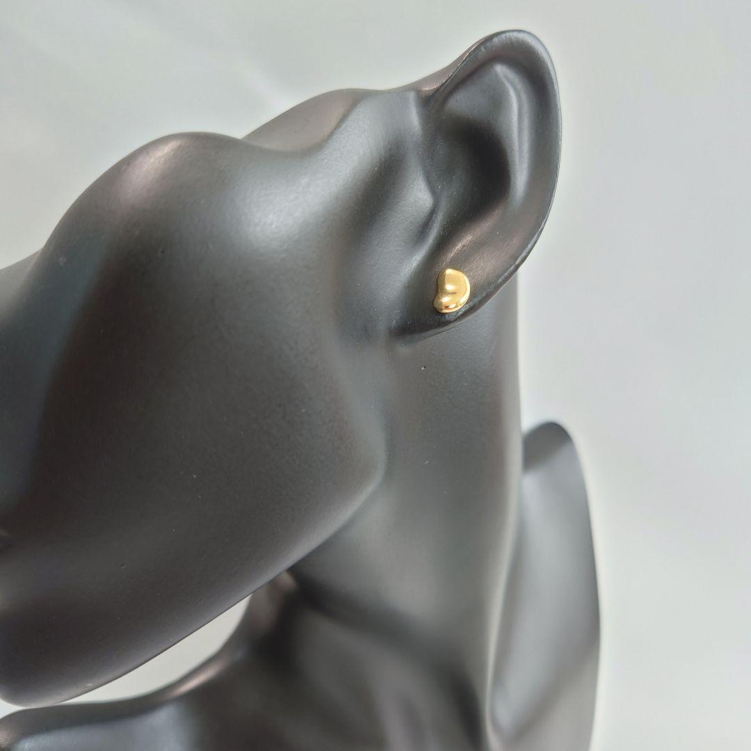 【現行品】 ティファニー K18 ビーンズ ピアス 片耳用 5349