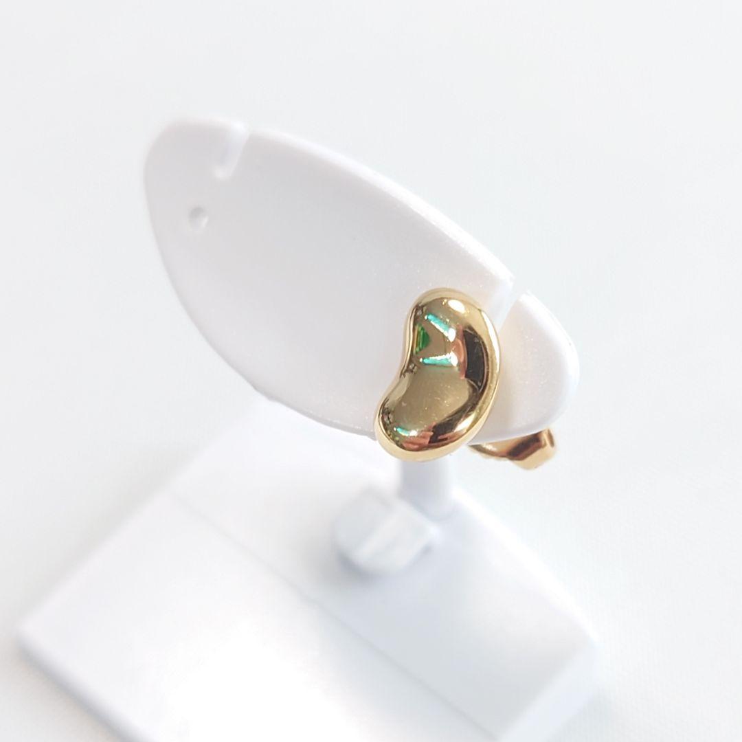 【現行品】 ティファニー K18 ビーンズ ピアス 片耳用 5349