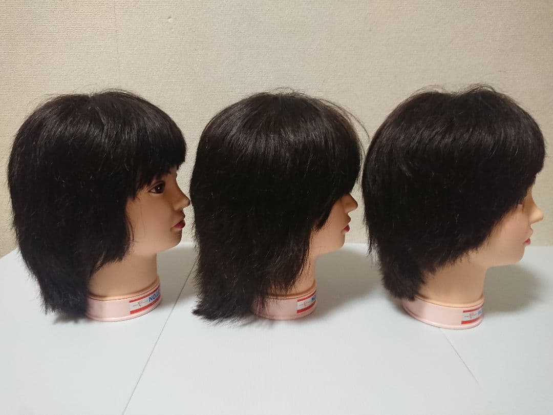 練習用ウィッグ 7体