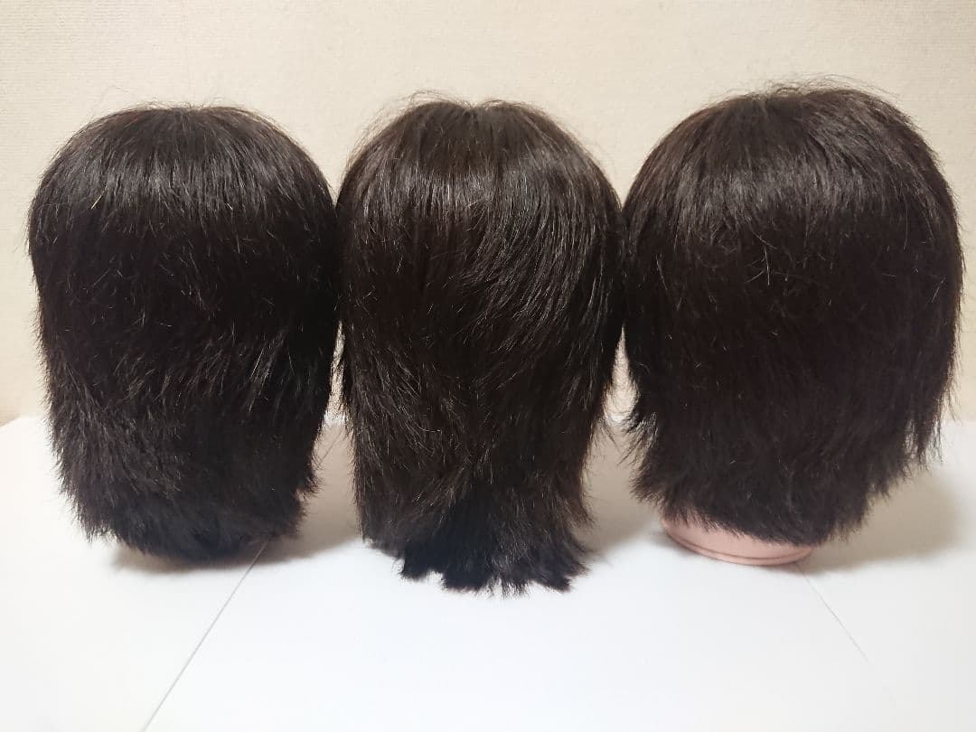 練習用ウィッグ 7体
