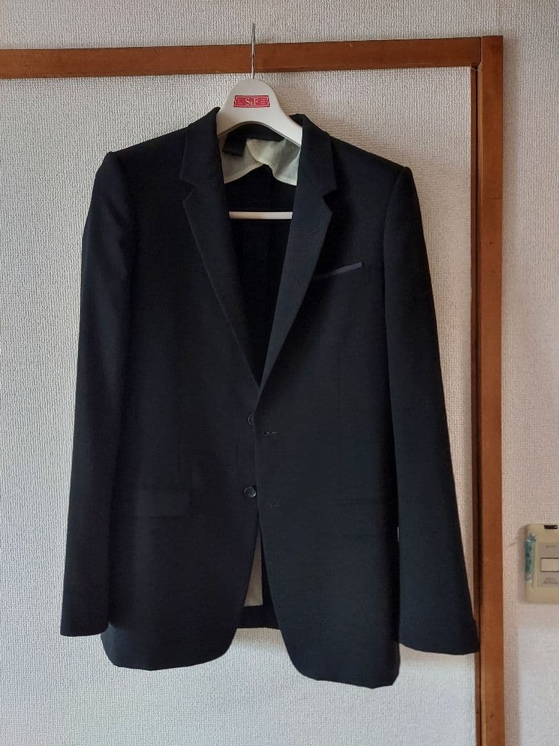 値下げ　【N.HOOLYWOOD 】黒スーツジャケットとパンツセット　細身