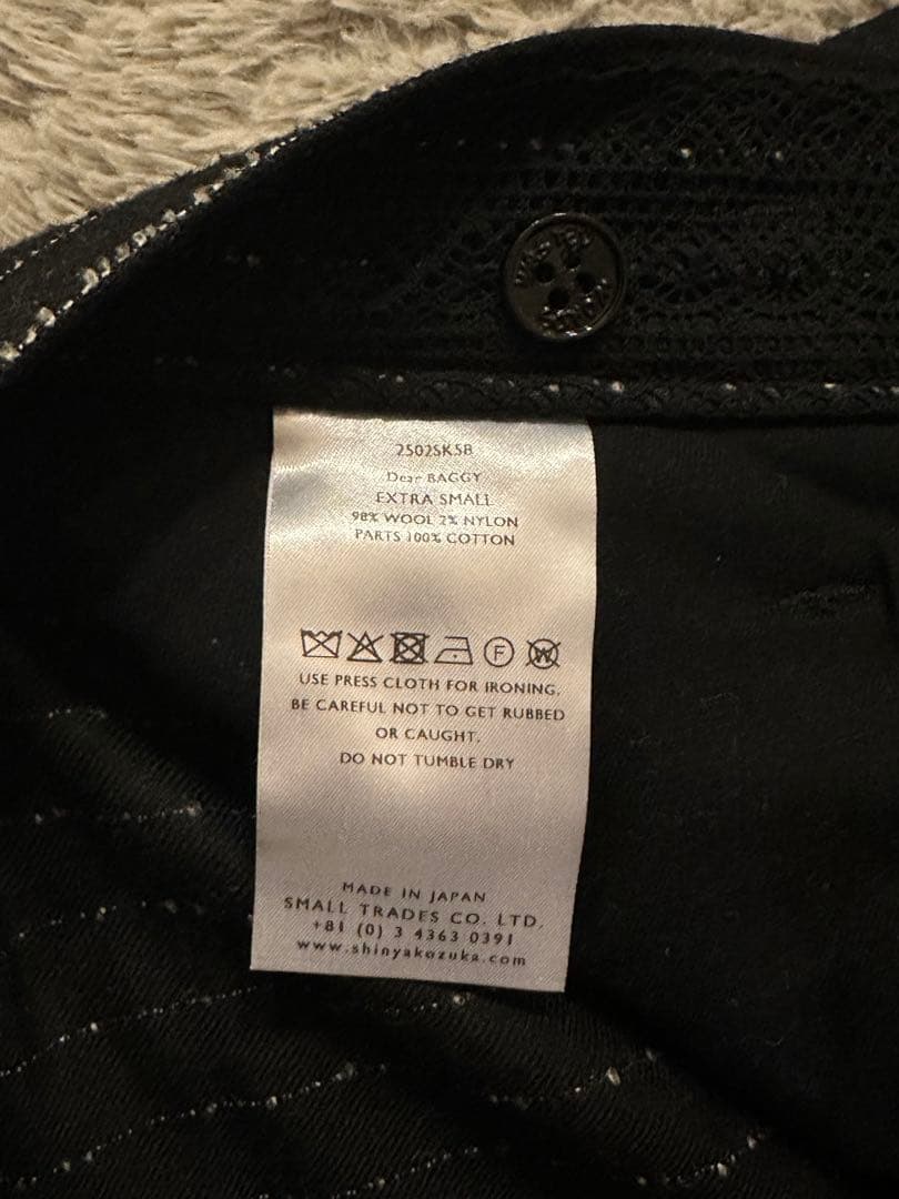 【shinyakozuka】Dear BAGGY / PIN STRIPE