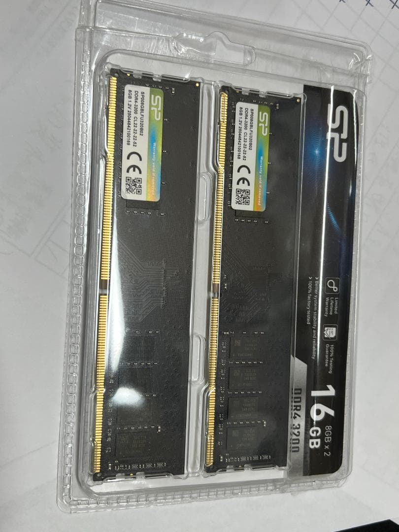 シリコンパワー ddr4 メモリ DDR4 3200 16GB (8GBx2枚