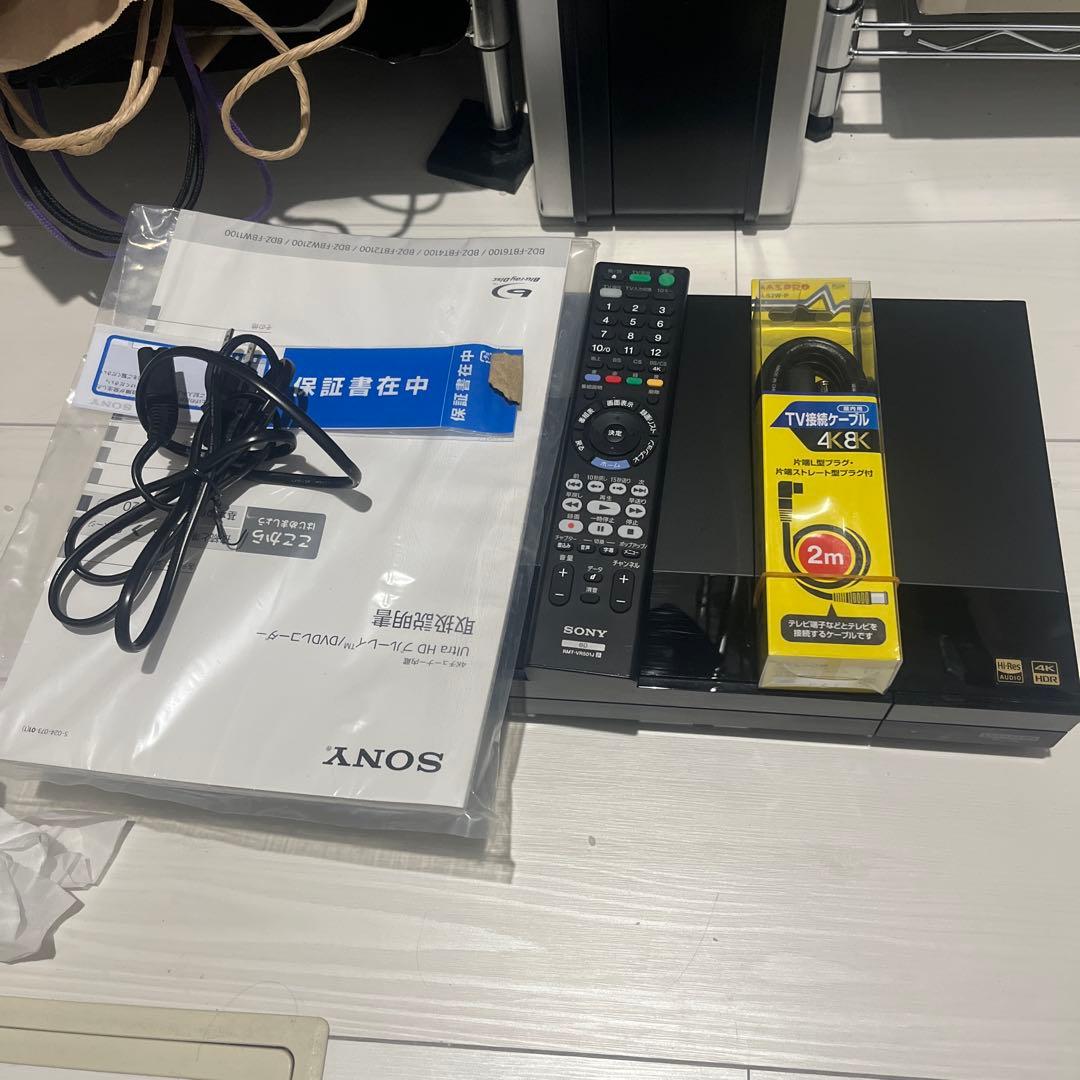 SONY BDZ-FBW2100 ブルーレイディスク　DVDレコーダー