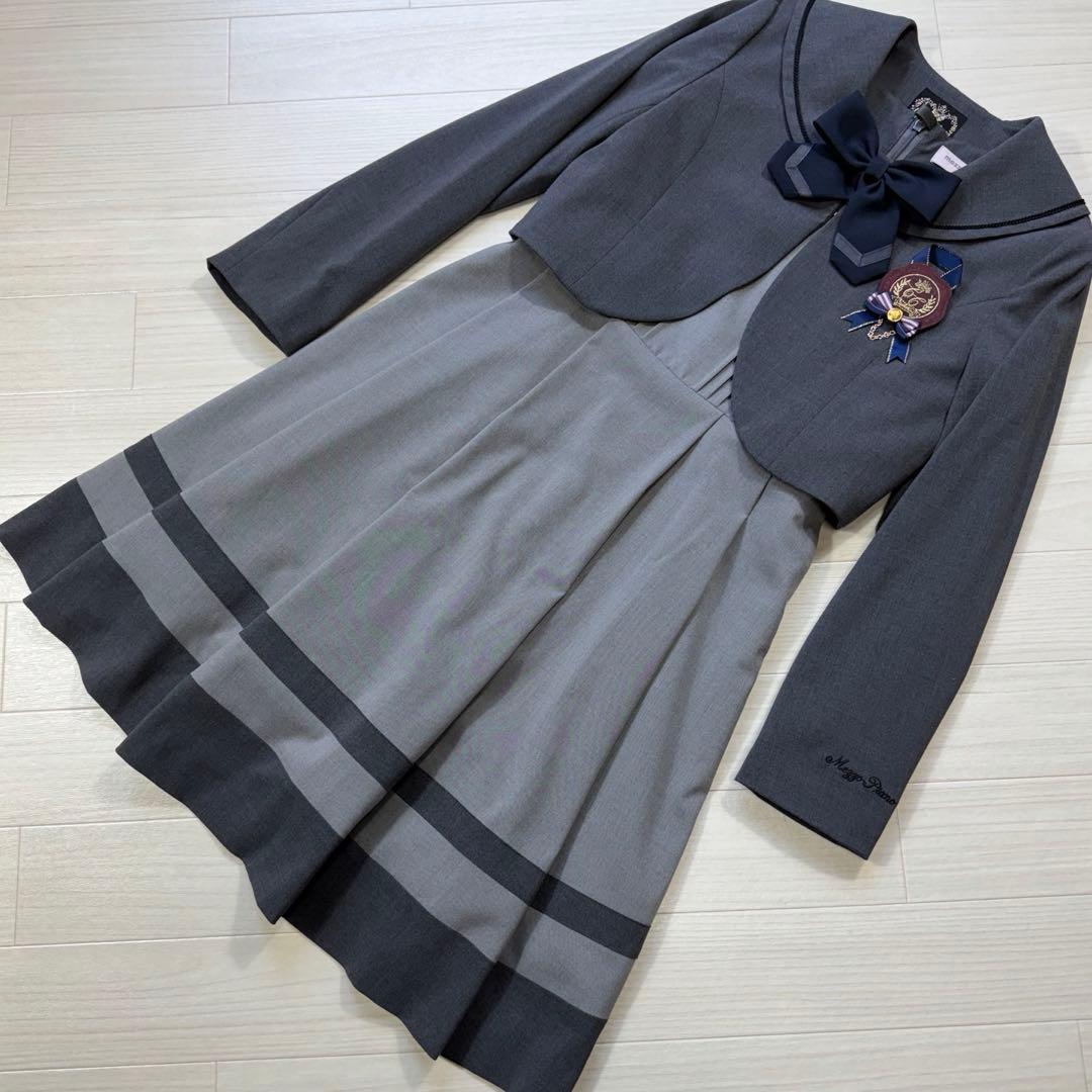 極美品 メゾピアノジュニア 大きい 160 セ－ラ－ジャケットワンピース 4点