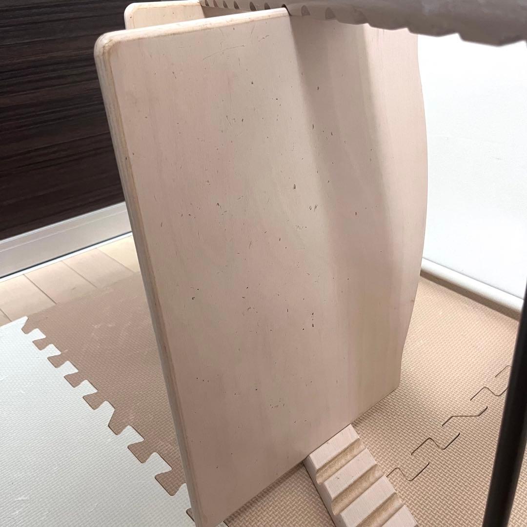 【新型ベビーセット付き】シリアル4　ストッケ トリップトラップホワイトウォッシュ