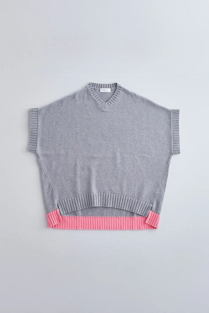 アトリエナルセ　ニットベスト　ネストローブ　fofofofa ホームスパン