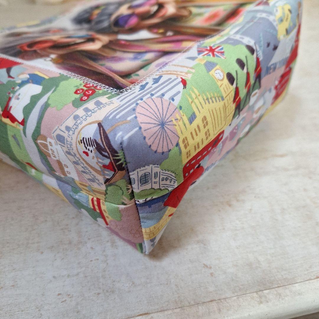 可愛いパネル生地　ハンドメイド