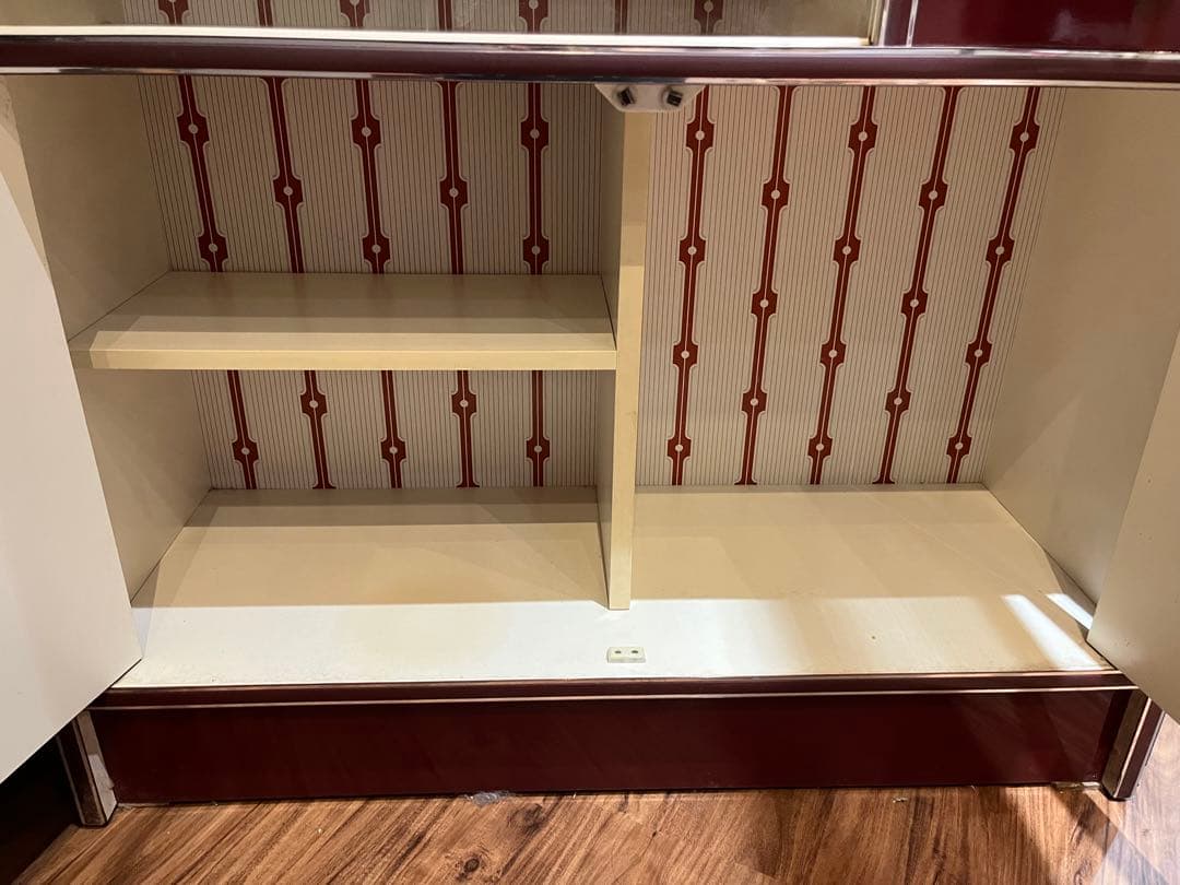 アーチ型 食器棚 昭和レトロ レトロポップ インテリア 当時物