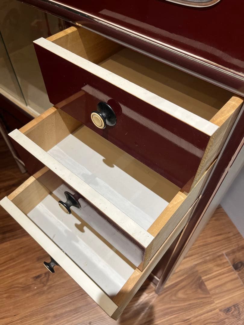 アーチ型 食器棚 昭和レトロ レトロポップ インテリア 当時物