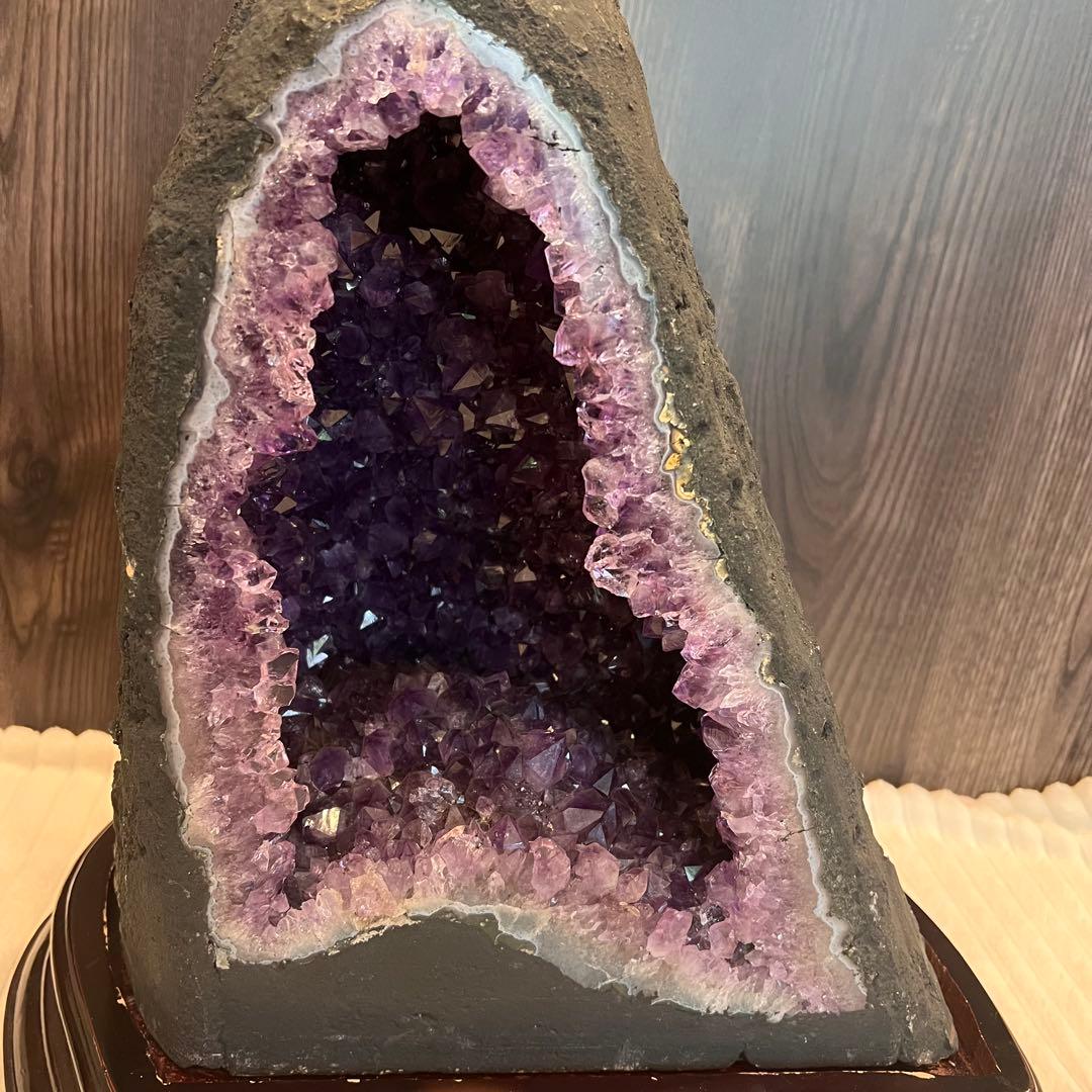 アメジスト ドーム 天然石 ブラジル産約21.2kg ドーム高さ36cm 台付き
