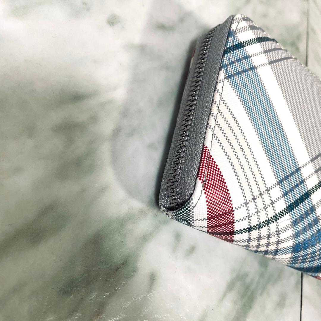 【新品】Vivienne Westwood長財布レディース　マルチカラーチェック