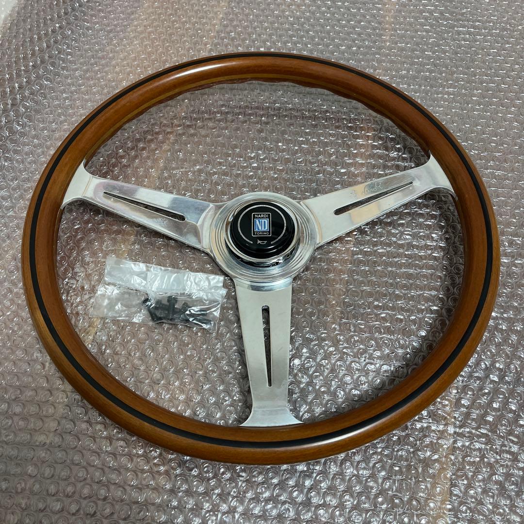 歌*伎様 NARDIナルディクラシック ステアリングホイール ウッドハンドル