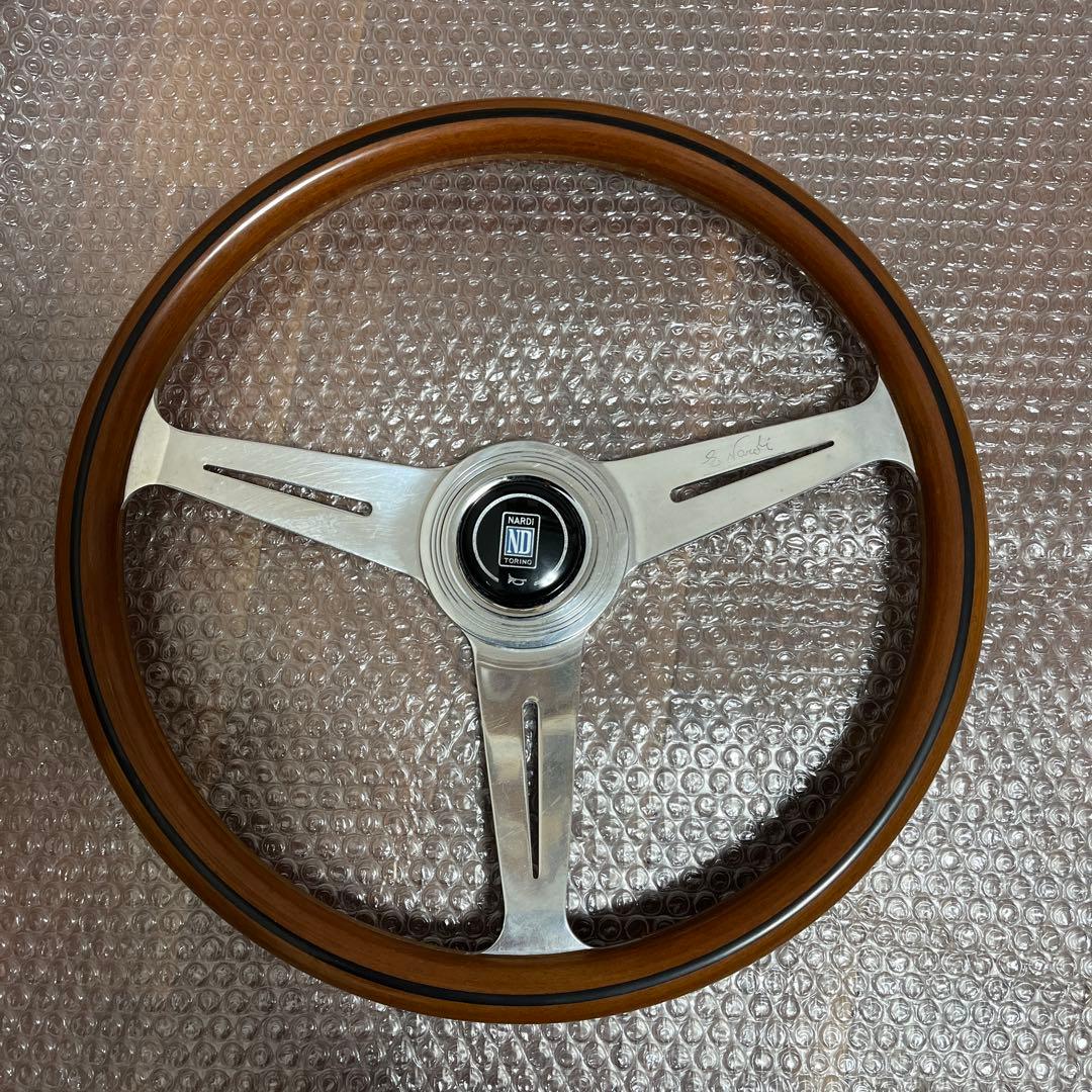 歌*伎様 NARDIナルディクラシック ステアリングホイール ウッドハンドル