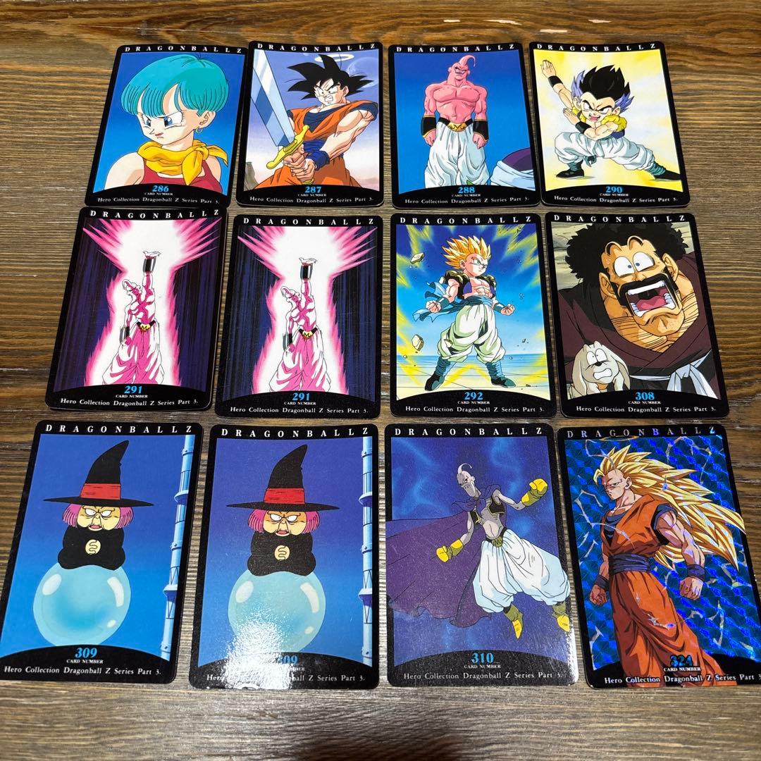 レア 美品キラカード Vintage 1995 ドラゴンボールZ 12枚