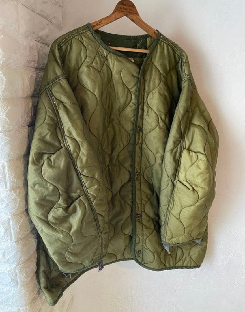 神サイズ 米軍 実物 m65 フィッシュテール パーカー ライナー large