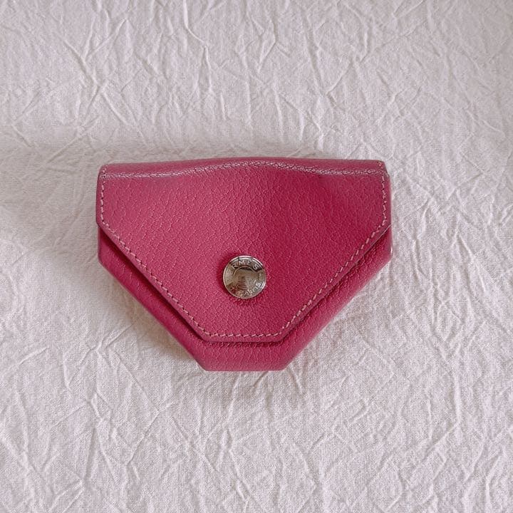 《used》HERMES ケース ピンク