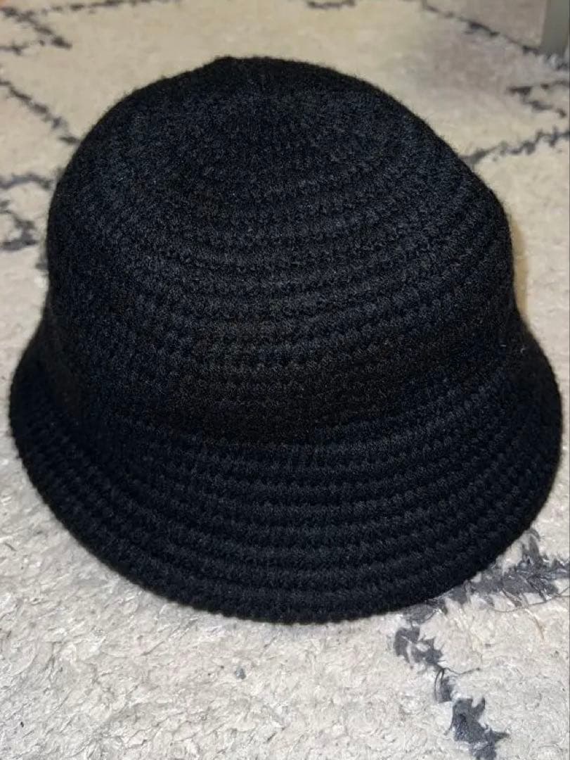 COOTIE ニット クラッシャーハット ブラック