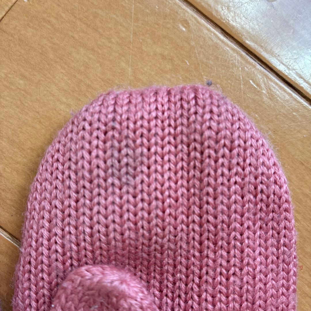 美品　ファミリア　マフラー帽子手袋セット　90-120 3-5歳のお子様に