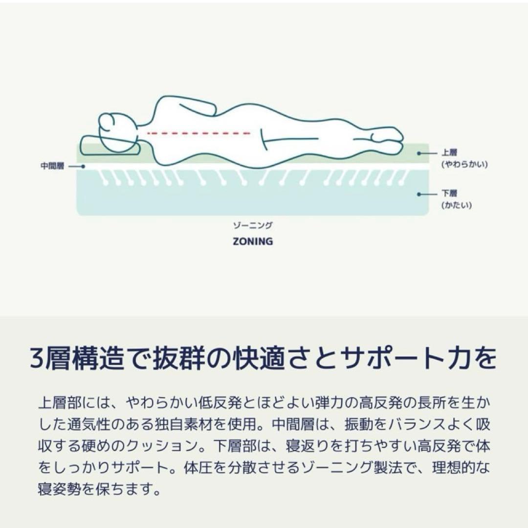 【たのメル便】koala コアラ マットレス　ダブル 140x195×21