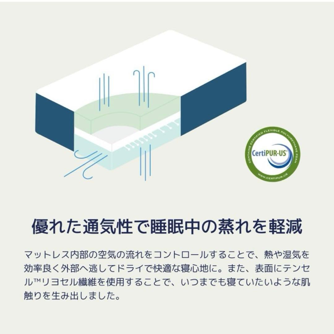 【たのメル便】koala コアラ マットレス　ダブル 140x195×21