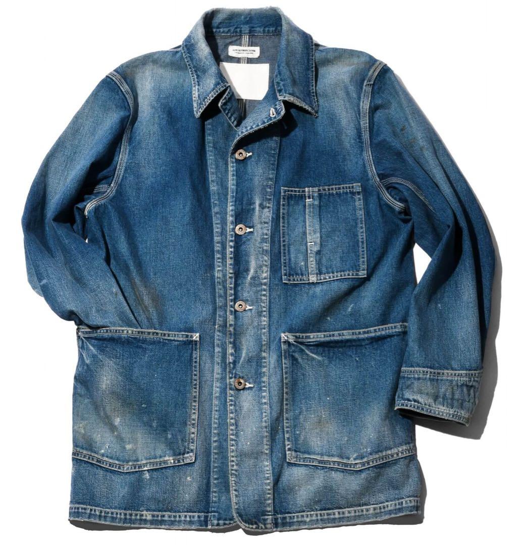 Ron Herman デニムカバーオール ヴィンテージ.ペンキ加工 XL