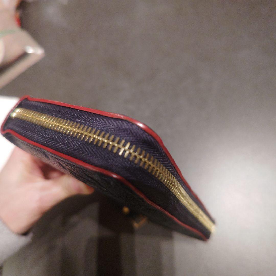 ヴィトン　長財布　ジッピーウォレット　アンプラント　マリーヌ　ルージュ