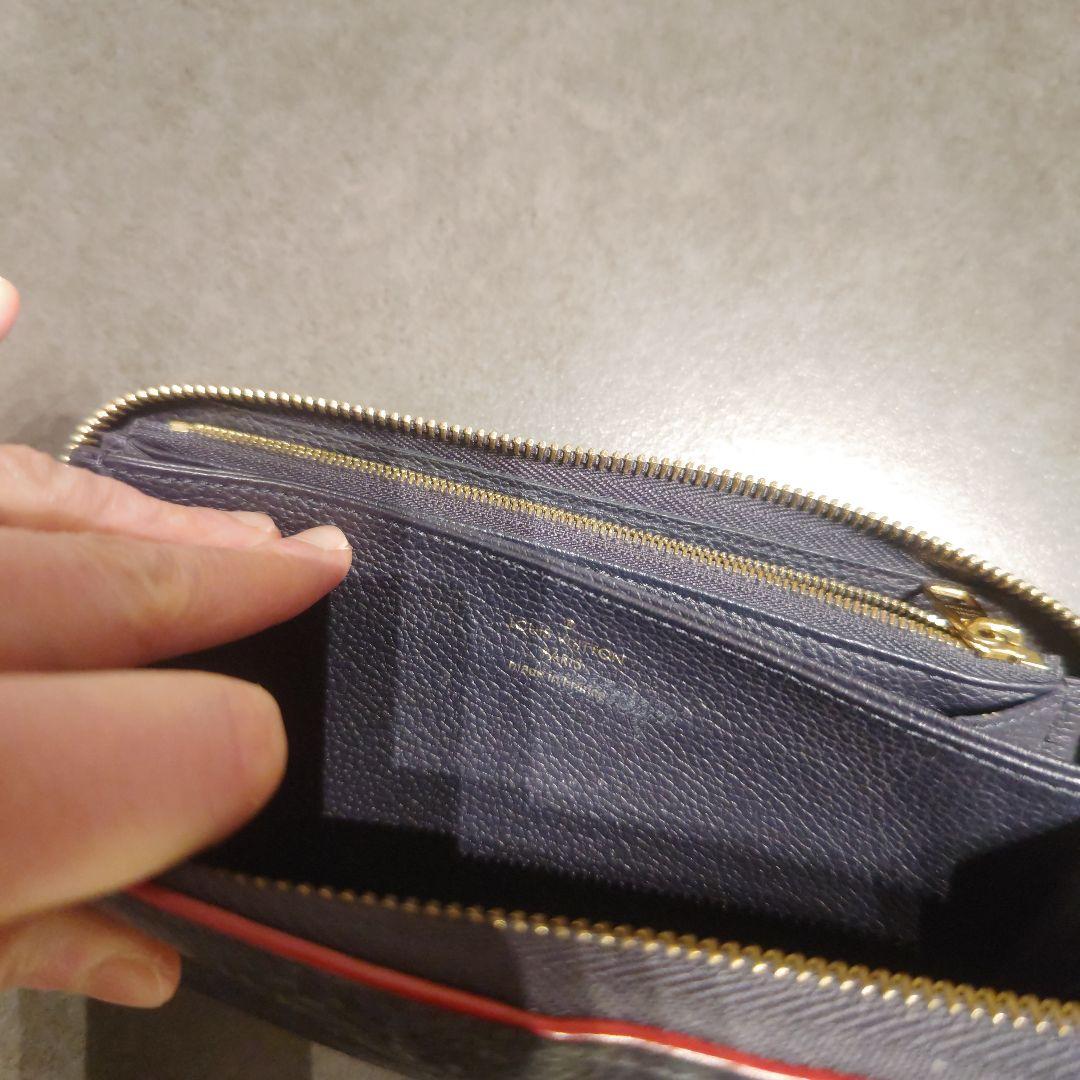 ヴィトン　長財布　ジッピーウォレット　アンプラント　マリーヌ　ルージュ