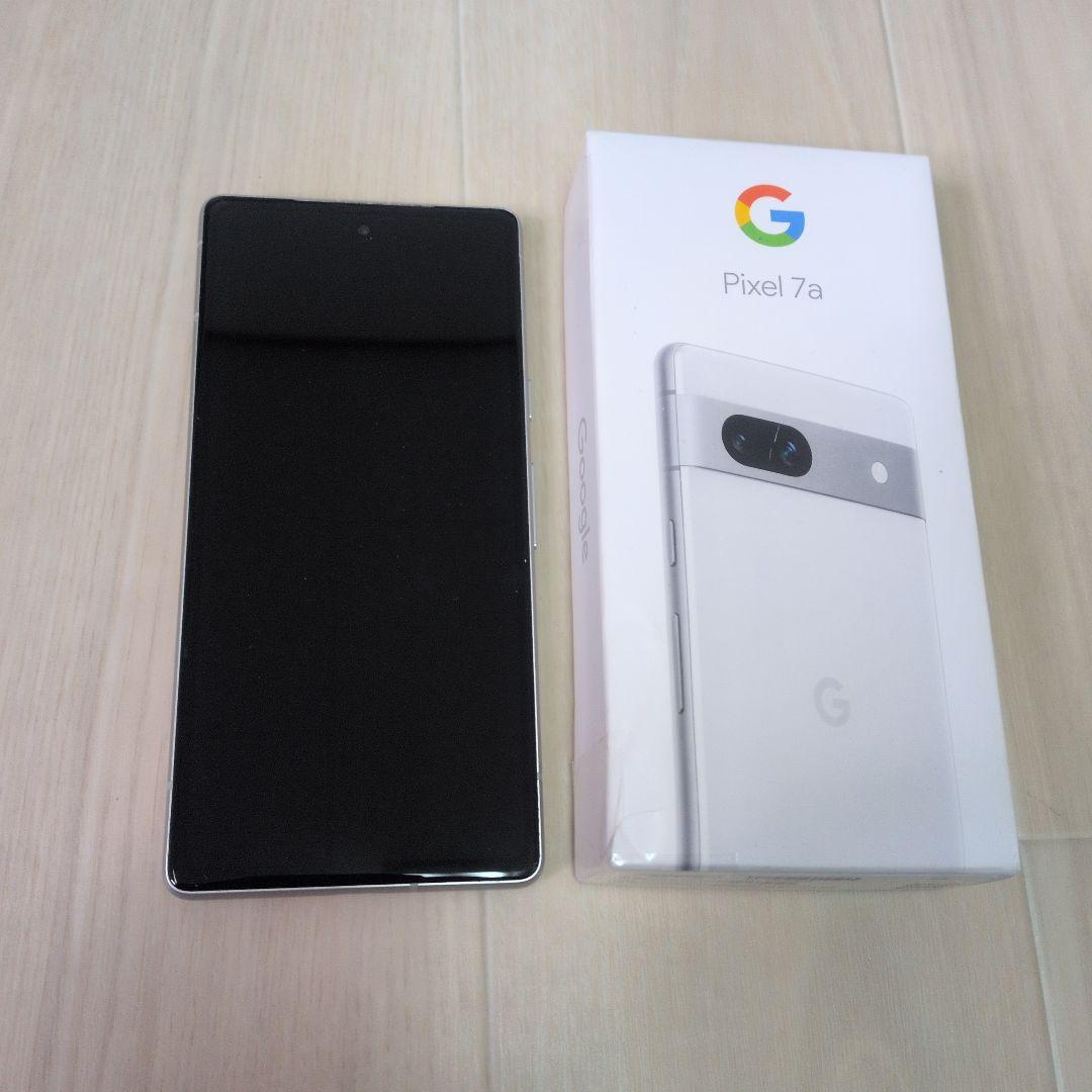 美品　Google Pixel 7a スノーホワイト　128GB