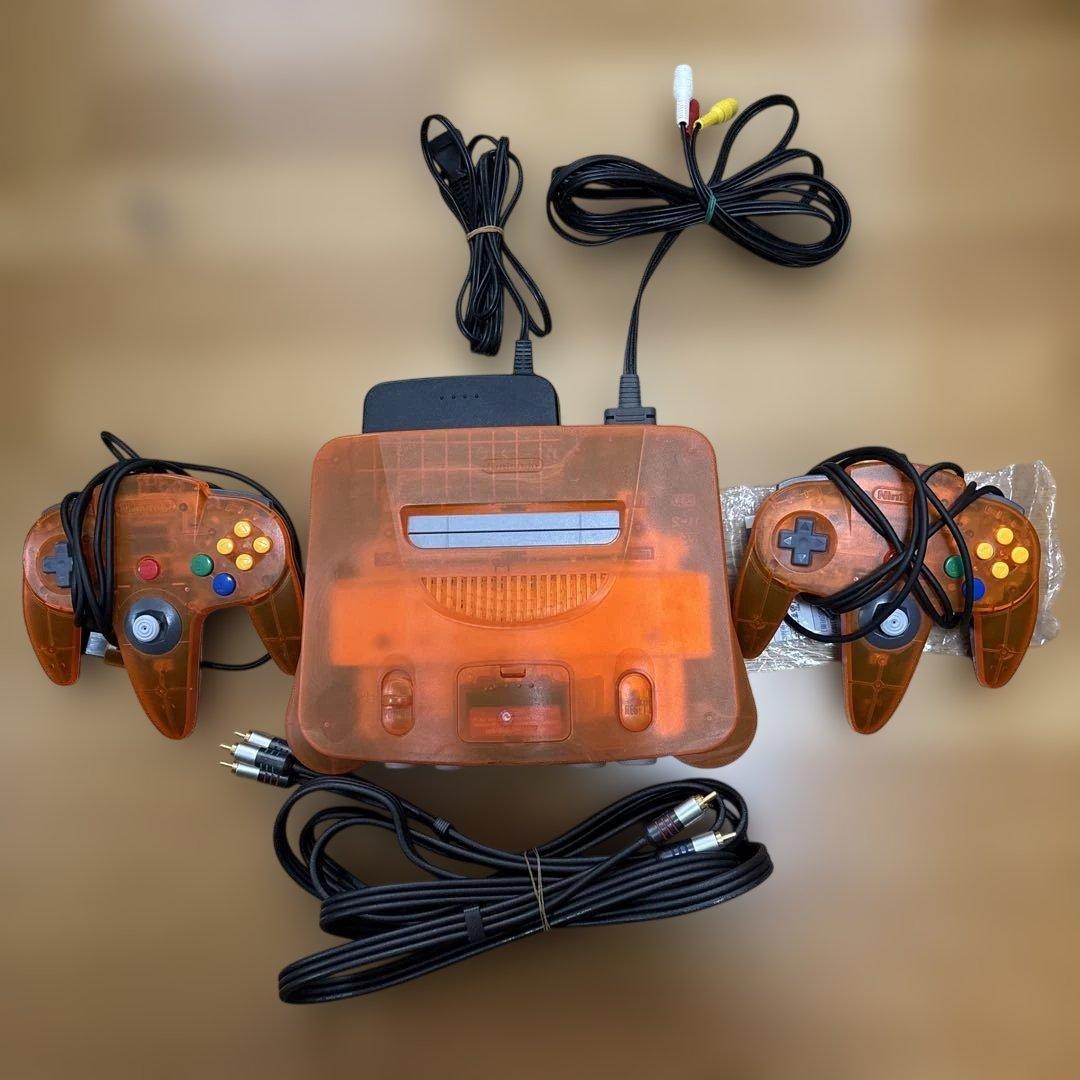 ニンテンドー64 クリアオレンジ