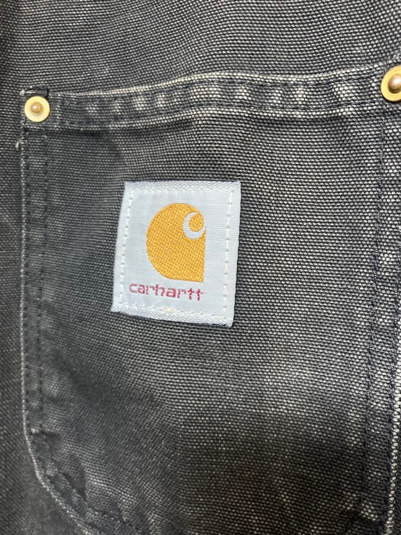 【希少レアサイズ】carharttカーハートチョアコート墨黒vintage