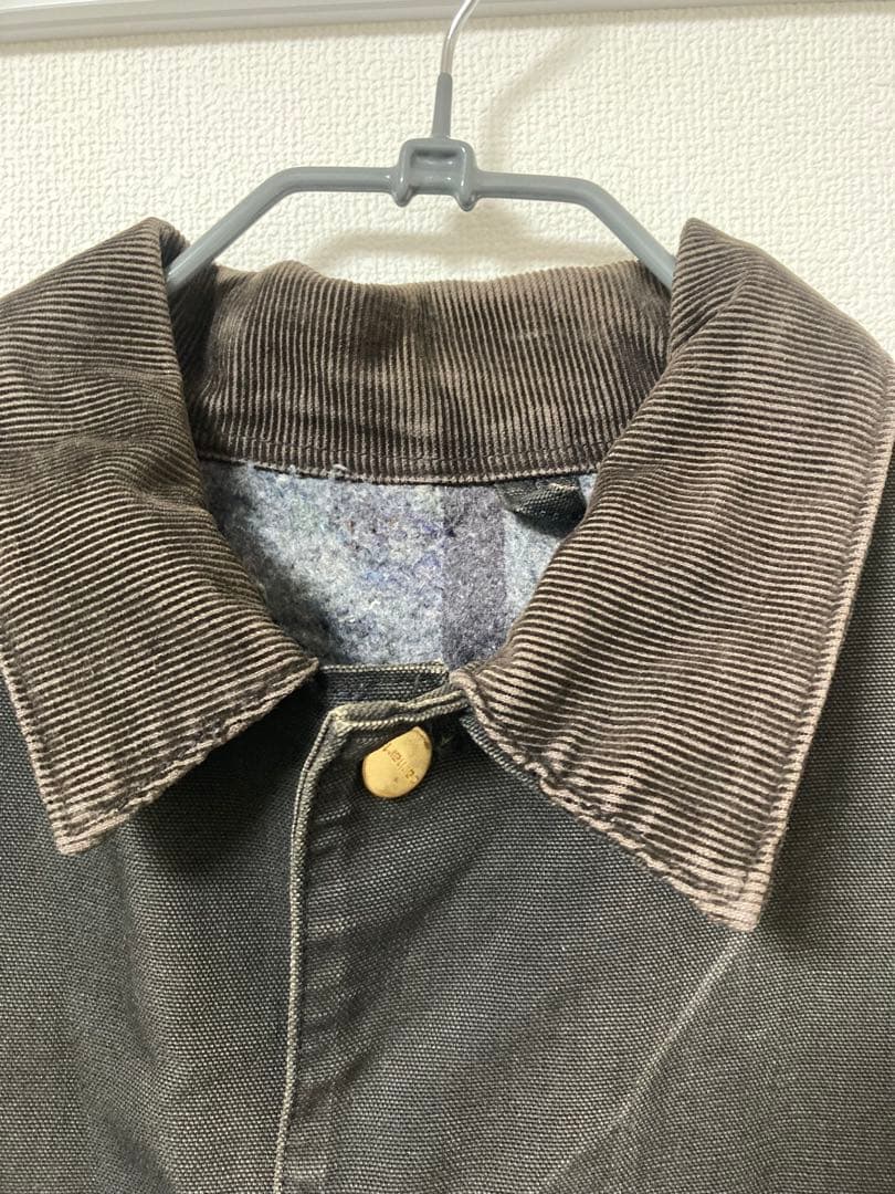 【希少レアサイズ】carharttカーハートチョアコート墨黒vintage
